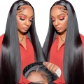 Human Hair Lace Front Wigs 13x6 Lace Wigs for Women 150% Density Transparent Lace Wigs Straight Hair with Baby Hair
