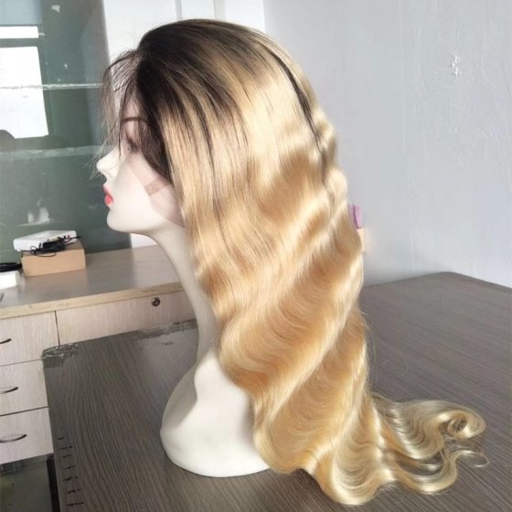 Lace Front Wigs 13x4 Lace Wigs 150% Density Ombre 1B613 Color Body Wave Hair Transparent Lace Wigs for Women